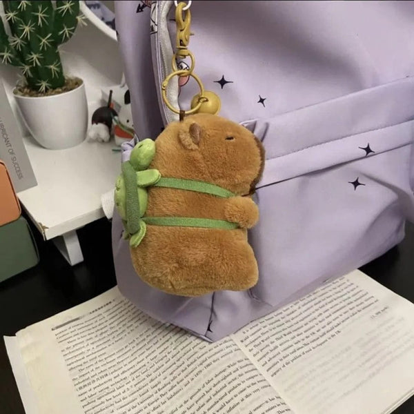 Planet Gates New Capybara Plush Toys Women Cute Capibara Bag Pendant Keychain Kids Backpack Decor Party Birthday Gift Fluffty Doll Factory