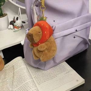 Planet Gates New Capybara Plush Toys Women Cute Capibara Bag Pendant Keychain Kids Backpack Decor Party Birthday Gift Fluffty Doll Factory