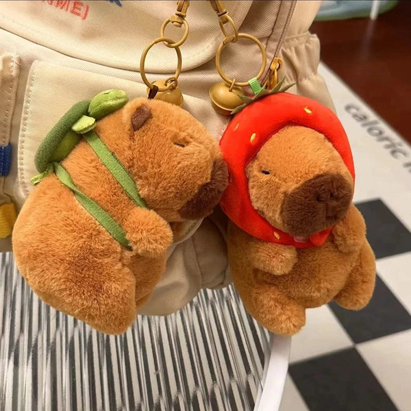 Planet Gates New Capybara Plush Toys Women Cute Capibara Bag Pendant Keychain Kids Backpack Decor Party Birthday Gift Fluffty Doll Factory