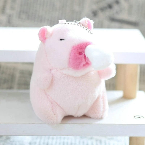 Planet Gates New Capybara Plush Toys Women Cute Capibara Bag Pendant Keychain Kids Backpack Decor Party Birthday Gift Fluffty Doll Factory