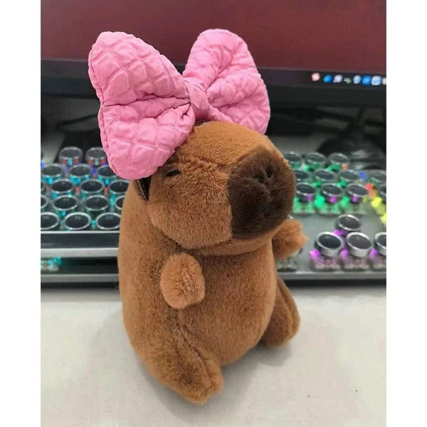 Planet Gates New Capybara Plush Toys Women Cute Capibara Bag Pendant Keychain Kids Backpack Decor Party Birthday Gift Fluffty Doll Factory