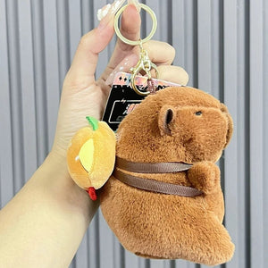 Planet Gates New Capybara Plush Toys Women Cute Capibara Bag Pendant Keychain Kids Backpack Decor Party Birthday Gift Fluffty Doll Factory