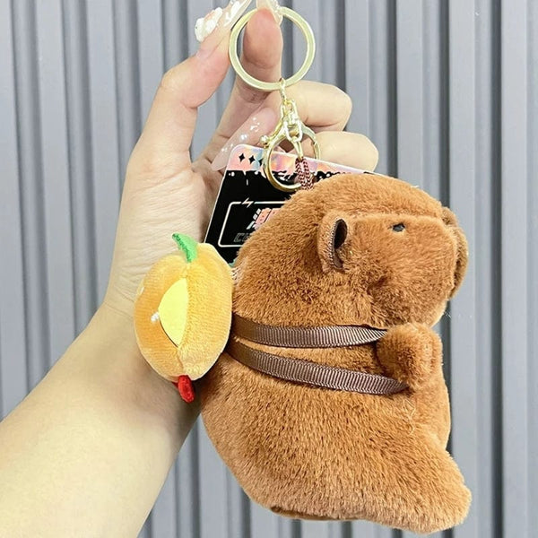 Planet Gates New Capybara Plush Toys Women Cute Capibara Bag Pendant Keychain Kids Backpack Decor Party Birthday Gift Fluffty Doll Factory