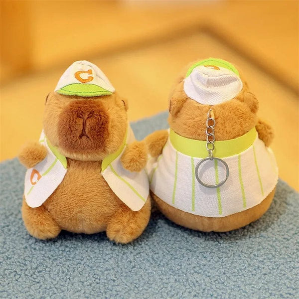Planet Gates New Capybara Plush Toys Women Cute Capibara Bag Pendant Keychain Kids Backpack Decor Party Birthday Gift Fluffty Doll Factory