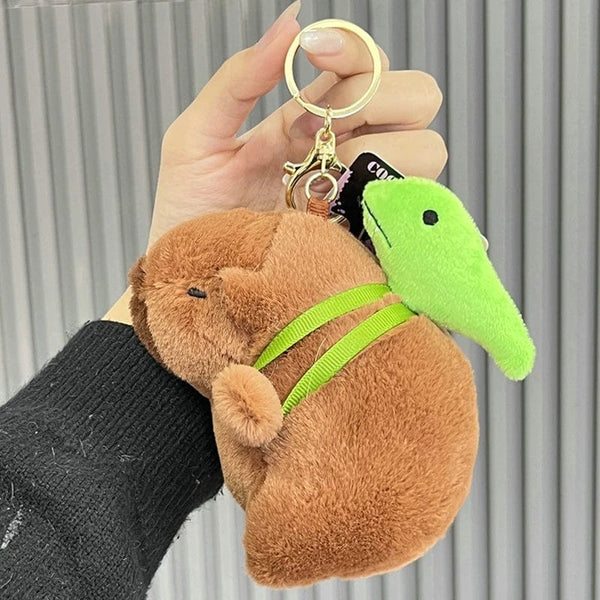Planet Gates New Capybara Plush Toys Women Cute Capibara Bag Pendant Keychain Kids Backpack Decor Party Birthday Gift Fluffty Doll Factory