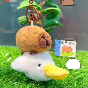 Planet Gates New Capybara Plush Toys Women Cute Capibara Bag Pendant Keychain Kids Backpack Decor Party Birthday Gift Fluffty Doll Factory