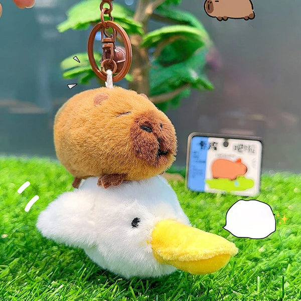 Planet Gates New Capybara Plush Toys Women Cute Capibara Bag Pendant Keychain Kids Backpack Decor Party Birthday Gift Fluffty Doll Factory