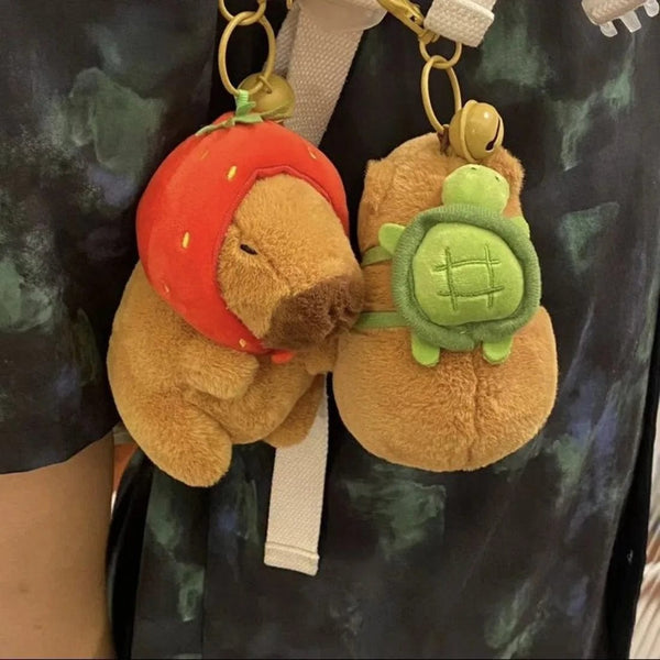 Planet Gates New Capybara Plush Toys Women Cute Capibara Bag Pendant Keychain Kids Backpack Decor Party Birthday Gift Fluffty Doll Factory
