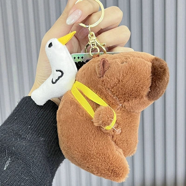 Planet Gates New Capybara Plush Toys Women Cute Capibara Bag Pendant Keychain Kids Backpack Decor Party Birthday Gift Fluffty Doll Factory
