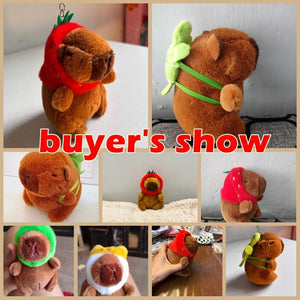 Planet Gates New Capybara Plush Toys Women Cute Capibara Bag Pendant Keychain Kids Backpack Decor Party Birthday Gift Fluffty Doll Factory
