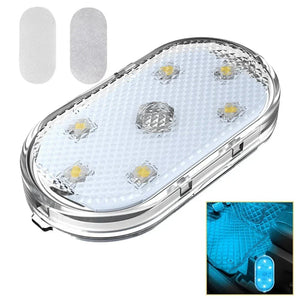 Planet Gates New Car LED Touch Lights Wireless Interior Light Magnetic Auto Door Light Roof Ceiling Lamp Reading Lamp USB Rechargeable 5V