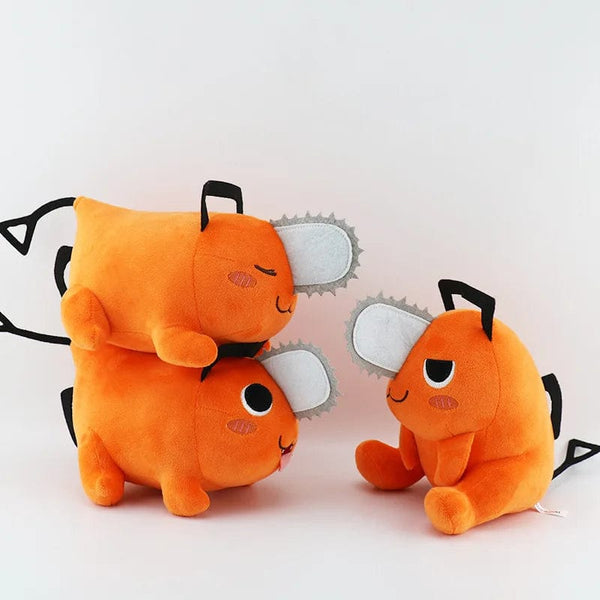 Planet Gates New Chainsaw Man Pochita Cosplay Cute Anime Plush Doll Key Chain Stuffed Pendant Plush Toys Keychains for Kids Christmas Gifts