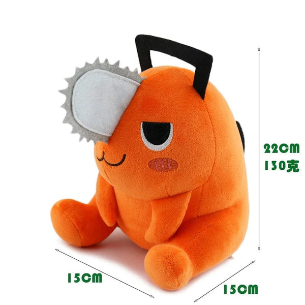 Planet Gates New Chainsaw Man Pochita Cosplay Cute Anime Plush Doll Key Chain Stuffed Pendant Plush Toys Keychains for Kids Christmas Gifts