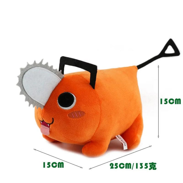 Planet Gates New Chainsaw Man Pochita Cosplay Cute Anime Plush Doll Key Chain Stuffed Pendant Plush Toys Keychains for Kids Christmas Gifts