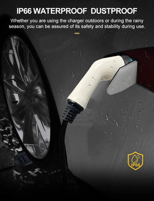 Planet Gates New Charger TYPE 2 / TYPE2 TAYSLA Household Electric Car Charger 16A MAX 220V Portable EV Charger TYPE 2 IEC 62196 Charging Cable for Electric Vehicle Car
