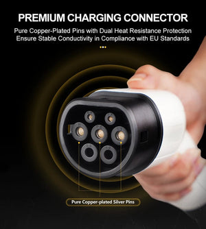Planet Gates New Charger TYPE 2 / TYPE2 TAYSLA Household Electric Car Charger 16A MAX 220V Portable EV Charger TYPE 2 IEC 62196 Charging Cable for Electric Vehicle Car