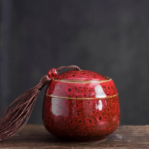 Planet Gates New Color Ceramic Canister Memorial Pet Urn Seal Pot Big Keepsake Casket Porcelain Jar Human Ashes Storage Memento Burial Holder