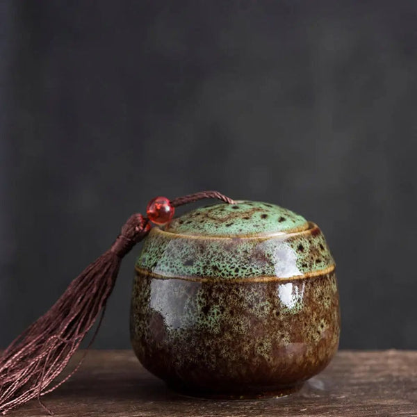 Planet Gates New Color Ceramic Canister Memorial Pet Urn Seal Pot Big Keepsake Casket Porcelain Jar Human Ashes Storage Memento Burial Holder