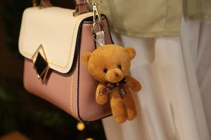 Planet Gates New Color Teddy Bear Dolls 12cm Soft Stuffed Animals Bear Plush Toy Pendent Cute Cute Girl Keychain Wedding Children Party Gifts