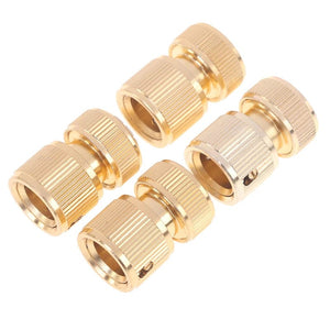 Planet Gates New Copper High Pressure Quick Hose Coupling For Garden Irrigation Connector 1/2" Car Washer Water Gun Hydraulic Couplers 1/3Pcs