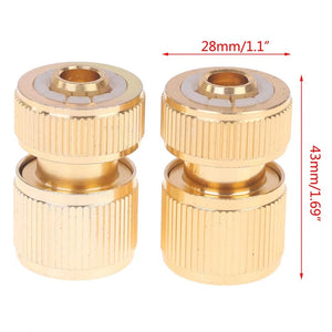 Planet Gates New Copper High Pressure Quick Hose Coupling For Garden Irrigation Connector 1/2" Car Washer Water Gun Hydraulic Couplers 1/3Pcs