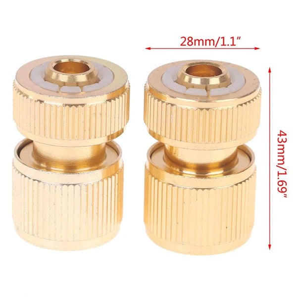 Planet Gates New Copper High Pressure Quick Hose Coupling For Garden Irrigation Connector 1/2" Car Washer Water Gun Hydraulic Couplers 1/3Pcs