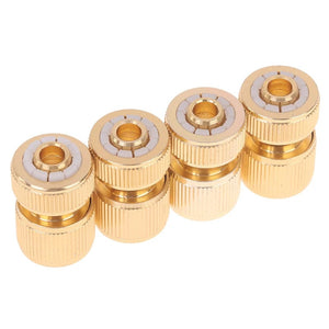 Planet Gates New Copper High Pressure Quick Hose Coupling For Garden Irrigation Connector 1/2" Car Washer Water Gun Hydraulic Couplers 1/3Pcs