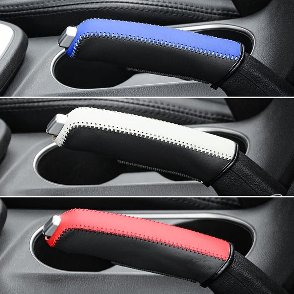 Planet Gates New design, Car Gear Hand Brake Cover Sleeve Car Interior Protect Cover, Protector Accessories, Faux Leather