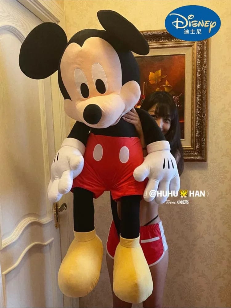 Planet Gates New Disney Cartoon Cute Mickey Minnie Plush Doll Cotton Filled Super Soft Crystal Velvet Stuffed Toys Girl Christmas Gift