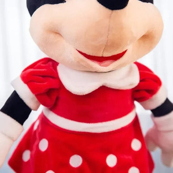 Planet Gates New Disney Cartoon Cute Mickey Minnie Plush Doll Cotton Filled Super Soft Crystal Velvet Stuffed Toys Girl Christmas Gift