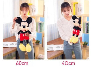 Planet Gates New Disney Cartoon Cute Mickey Minnie Plush Doll Cotton Filled Super Soft Crystal Velvet Stuffed Toys Girl Christmas Gift