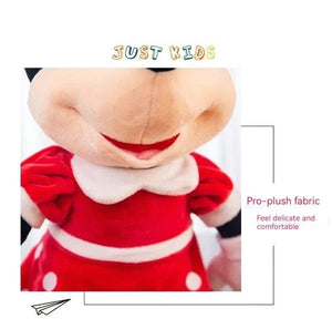 Planet Gates New Disney Cartoon Cute Mickey Minnie Plush Doll Cotton Filled Super Soft Crystal Velvet Stuffed Toys Girl Christmas Gift