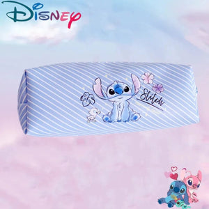 Planet Gates New Disney Stitch Anime Pencil Case Stitch Print Pen Bag Cartoon Students Storage Bag Stationery kids Toy Christmars Gift