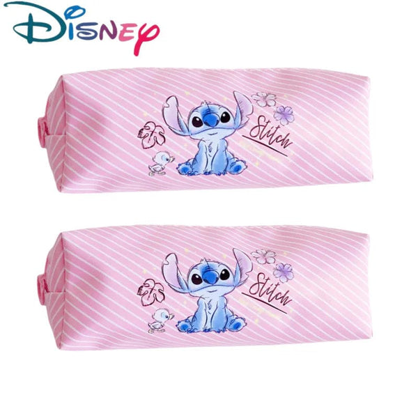 Planet Gates New Disney Stitch Anime Pencil Case Stitch Print Pen Bag Cartoon Students Storage Bag Stationery kids Toy Christmars Gift