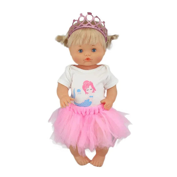 Planet Gates New Dress Fits  42cm Doll Nenuco Ropa y su Hermanita 17inch Girl Dolls Clothes