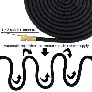 Planet Gates New Expandable Magic Hose High Pressure Car Wash Hose With Spray Gun Set Outdoor Watering Irrigation Tool Garden Hose
