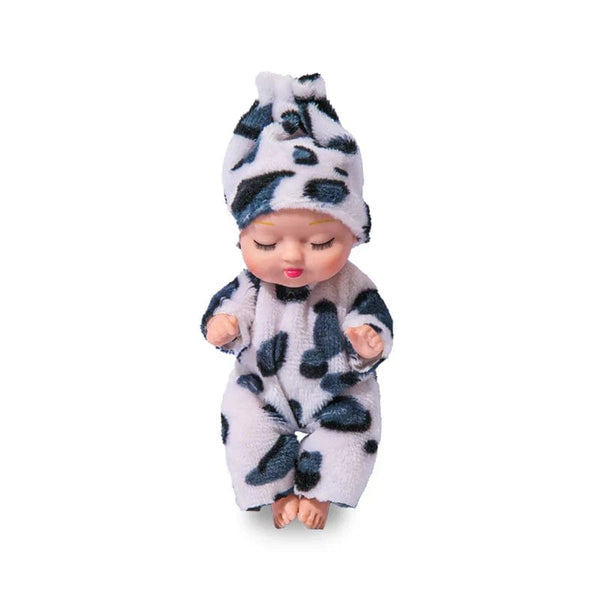 Planet Gates New Fashion 11cm Simulation Rebirth Dolls Toy Mini Cute Sleeping Baby Series Doll Cartoon Animal Toy for Kids Birthday Gift