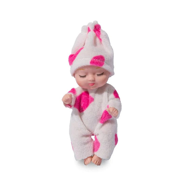 Planet Gates New Fashion 11cm Simulation Rebirth Dolls Toy Mini Cute Sleeping Baby Series Doll Cartoon Animal Toy for Kids Birthday Gift