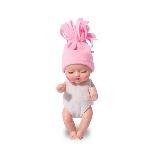 Planet Gates New Fashion 11cm Simulation Rebirth Dolls Toy Mini Cute Sleeping Baby Series Doll Cartoon Animal Toy for Kids Birthday Gift