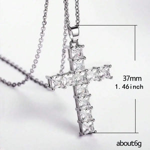 Planet Gates New Fashion Necklaces Female Pendants Gold Multi Color Crystal Jesus Cross Pendant For Women Necklace Party Leisure Time Jewelry