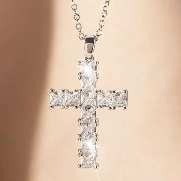Planet Gates New Fashion Necklaces Female Pendants Gold Multi Color Crystal Jesus Cross Pendant For Women Necklace Party Leisure Time Jewelry