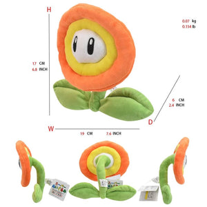 Planet Gates new Fire Flower / CHINA 41 Styles Mario Plush Toys Goomba Toad Yoshi Boo Kamek Shy Guy Nabbit Koopa Troopa Ice Flower Anime Stuffed Cartoon Peluche Doll