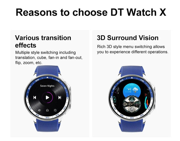 Planet Gates New For OPPO Watch X Business Smart Watch Men AMOLED HD Screen 32G Memory  Heart Rate Sport Waterproof Bluetooth Call Smartwatch