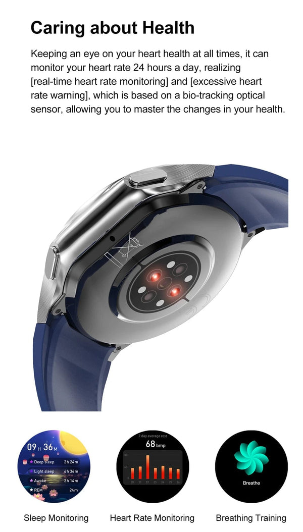 Planet Gates New For OPPO Watch X Business Smart Watch Men AMOLED HD Screen 32G Memory  Heart Rate Sport Waterproof Bluetooth Call Smartwatch