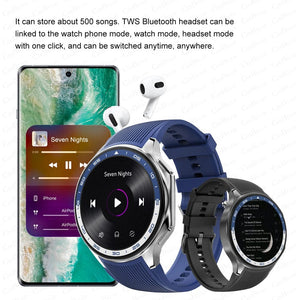 Planet Gates New For OPPO Watch X Smart Watch Men Sports & Fitness Bracelet 32Gb Large Memory TWS Headphones Music Player BT Call Smartwatch