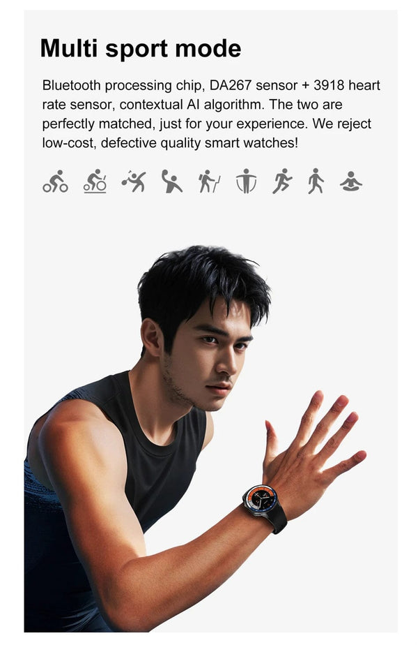 Planet Gates New For OPPO Watch X Smart Watch Men Sports & Fitness Bracelet 32Gb Large Memory TWS Headphones Music Player BT Call Smartwatch