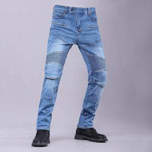 Planet Gates New Four Seasons Riding Motorcycle Pants For Men Outdoor Riding Jeans Motorcycle Jeans Protective Gear With Hip Knee Gear