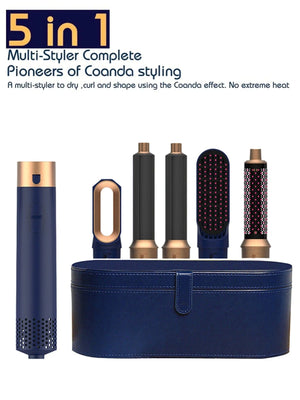Planet Gates New Hair Dryer Multi Hair Styler 5 In1 Curling Iron Hair Straightener With Hair Brush Hairdryer For Hair Dryer Hair Multi Styler