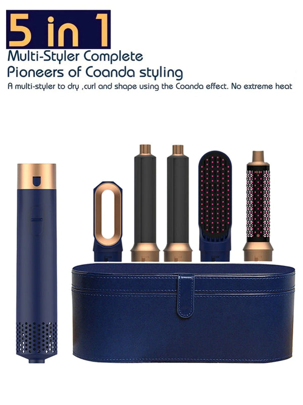 Planet Gates New Hair Dryer Multi Hair Styler 5 In1 Curling Iron Hair Straightener With Hair Brush Hairdryer For Hair Dryer Hair Multi Styler