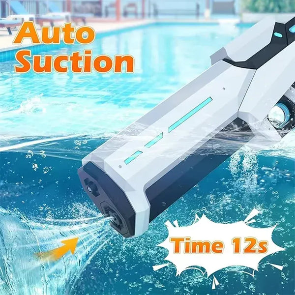 Planet Gates NEW High Pressure Electric Water Gun Toys Summer Outdoor Beach Pool Garden Fight Games Kids Automatic Bursts Water Gun Gifts